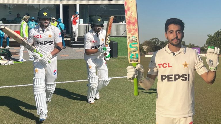 پہلا چار روزہ میچ : پاکستان شاہینز کے بنگلہ دیش اے کے خلاف  2 وکٹوں پر 375 رنز