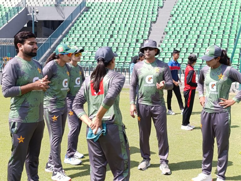 آئی سی سی ویمنز کرکٹ ورلڈکپ کے کوالیفائر میچز کے لیے پریکٹس